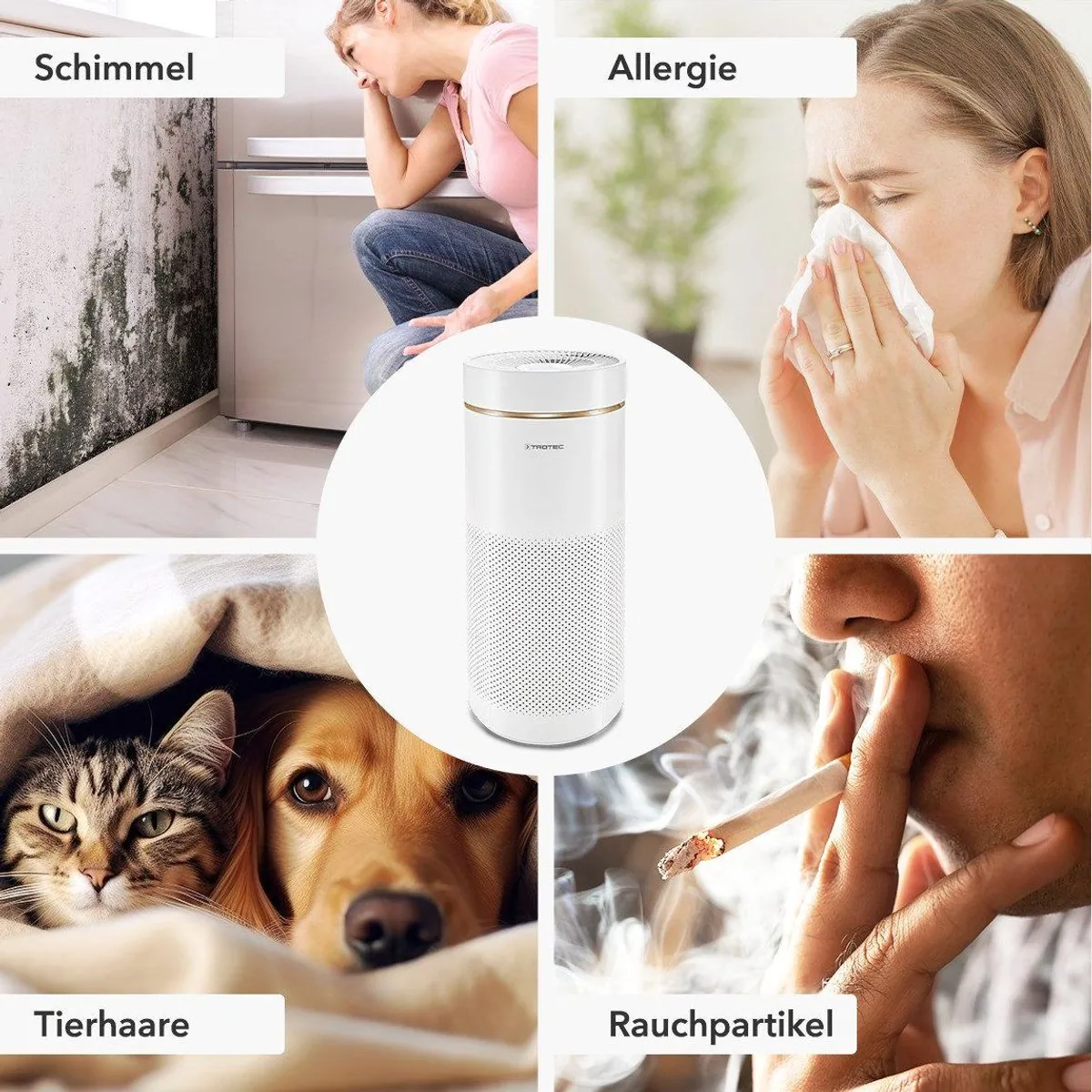 TROTEC AirgoClean 170+, 360° HEPA-Luftreinigung, Turbo-Funktion 3