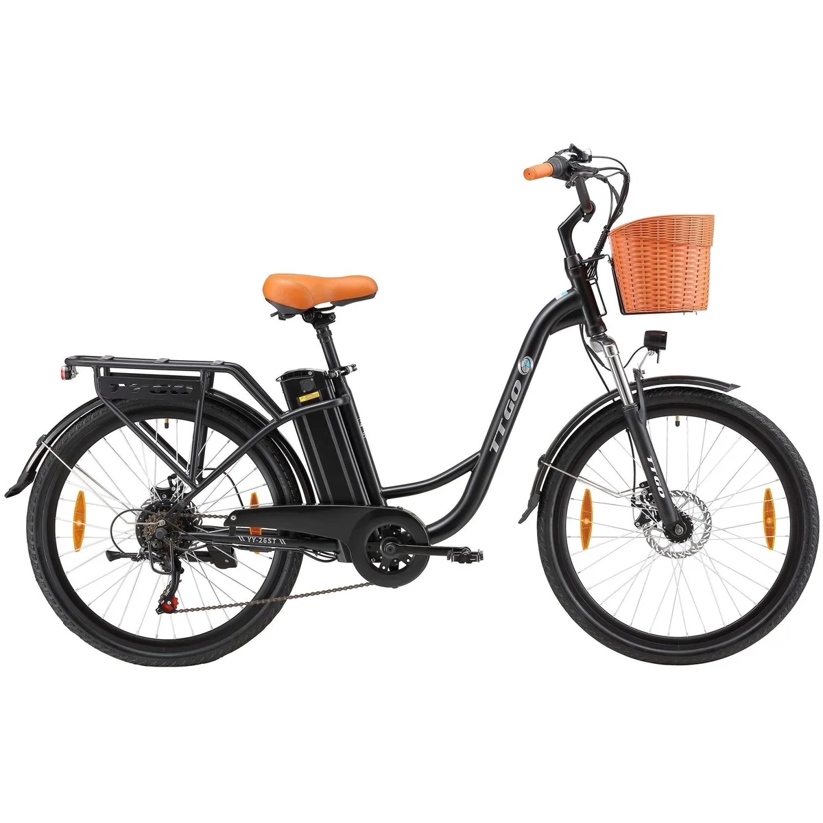TTGO E-Bike YY-26ST, ergonomischer Wellenrahmen, 14,5Ah Akku, 26 Zoll — ideal für Stadtfahrten 2