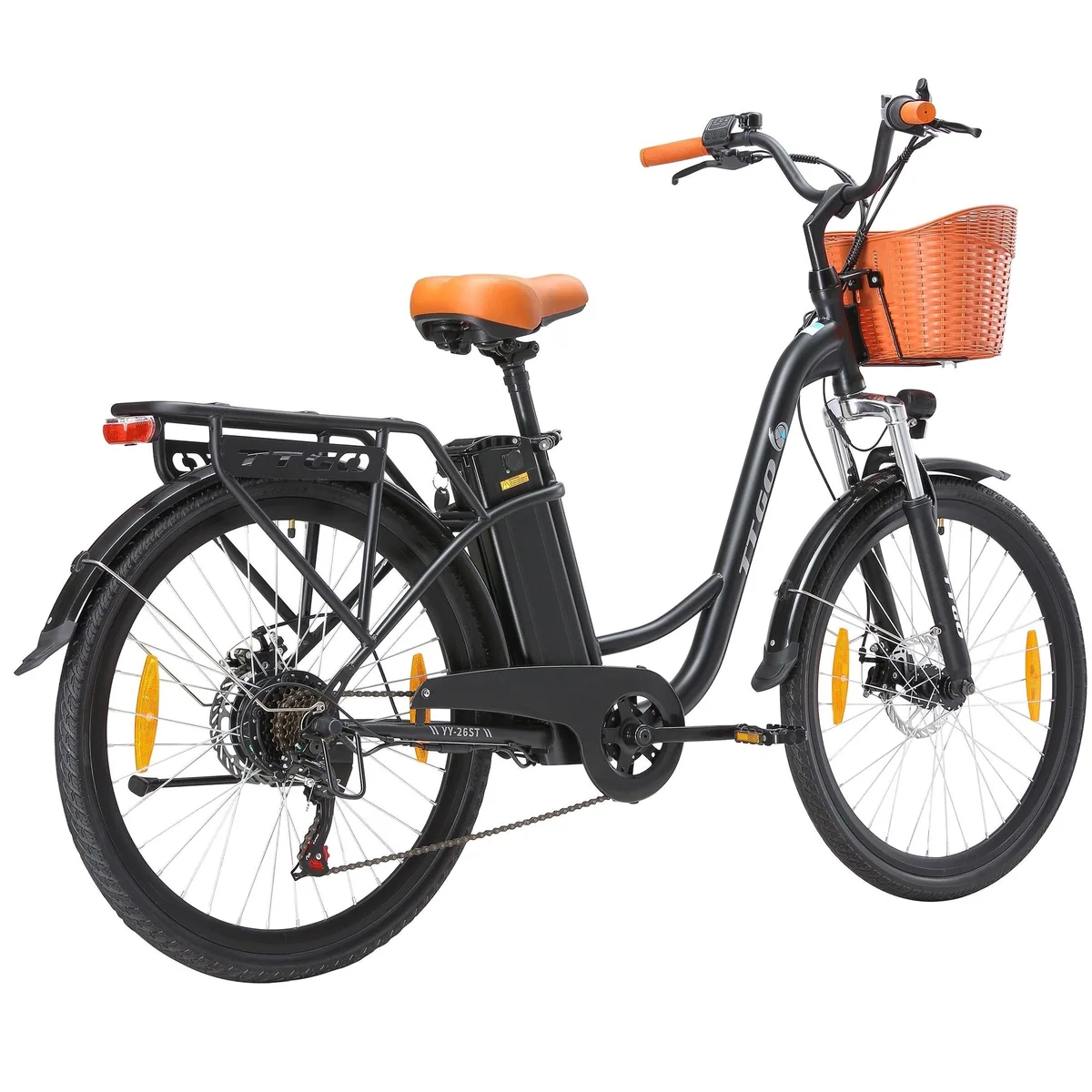 TTGO E-Bike YY-26ST, ergonomischer Wellenrahmen, 14,5Ah Akku, 26 Zoll — ideal für Stadtfahrten 3
