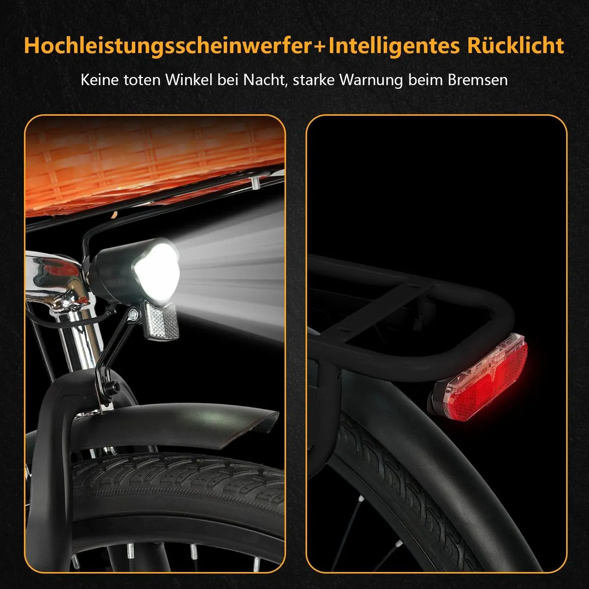 TTGO E-Bike YY-26ST, ergonomischer Wellenrahmen, 14,5Ah Akku, 26 Zoll — ideal für Stadtfahrten 4