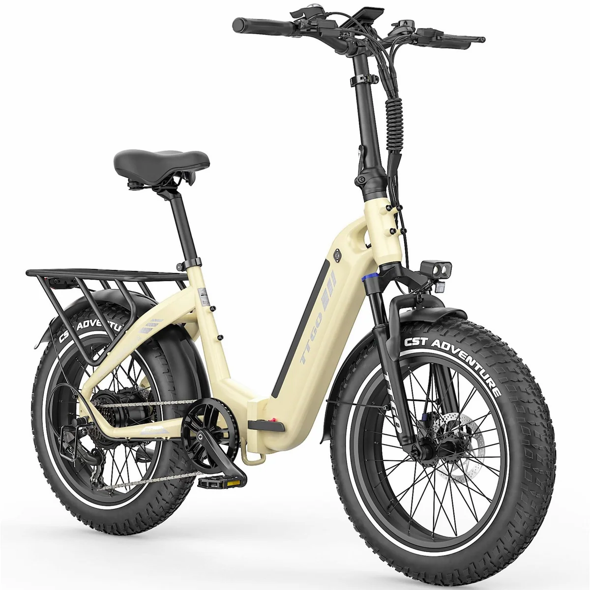 TTGO F6B Klapprad, 70Nm Motor, 140km Reichweite, 7-Gang Shimano