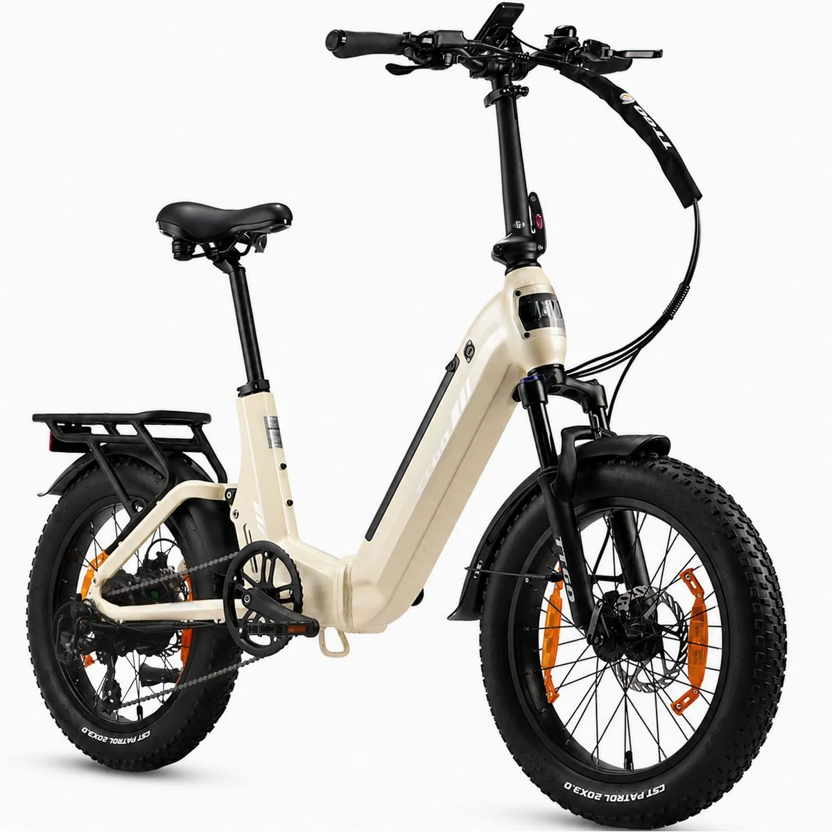 TTGO E-Bike Klapprad 20 Zoll, faltbar, 70Nm Drehmoment, 120km Reichweite