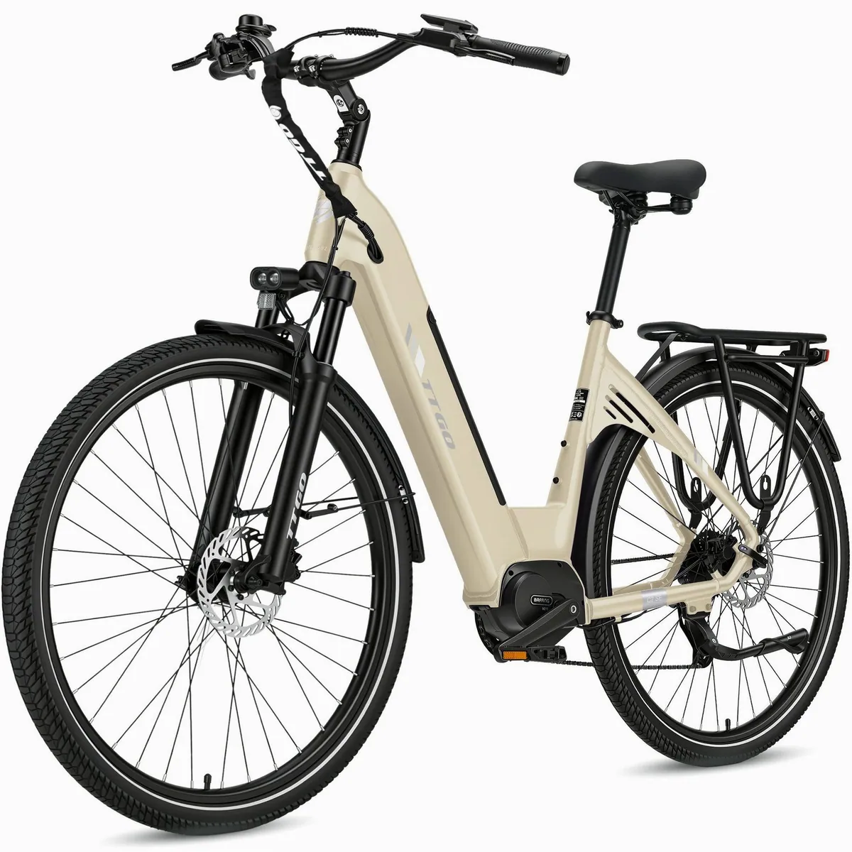 TTGO C7 SE E-Bike Cityrad 28 Zoll, 75Nm Mittelmotor, 650Wh, 9-Gang Shimano