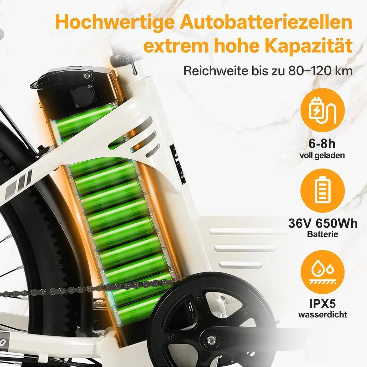 TTGO E-Bike Cityrad 26 Zoll, 80-120 km Reichweite, 7-Gang Shimano — Komfortabel und vielseitig 2