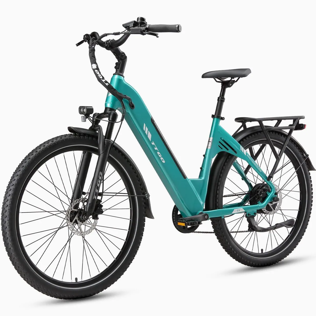 TTGO E-Bike Cityrad 28 Zoll, 110 km Reichweite, 7-Gang Shimano Schaltung, Hydraulische Bremsen