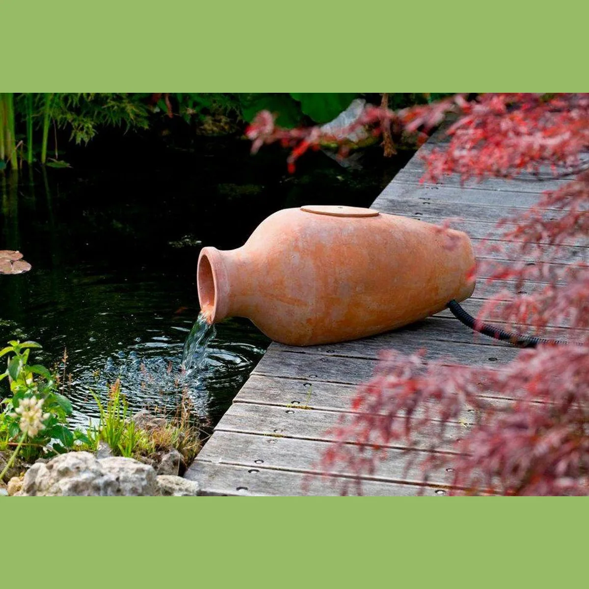 Ubbink Gartenbrunnen Amphora, 30 cm Breite, inklusive Pumpe und Filtermedien