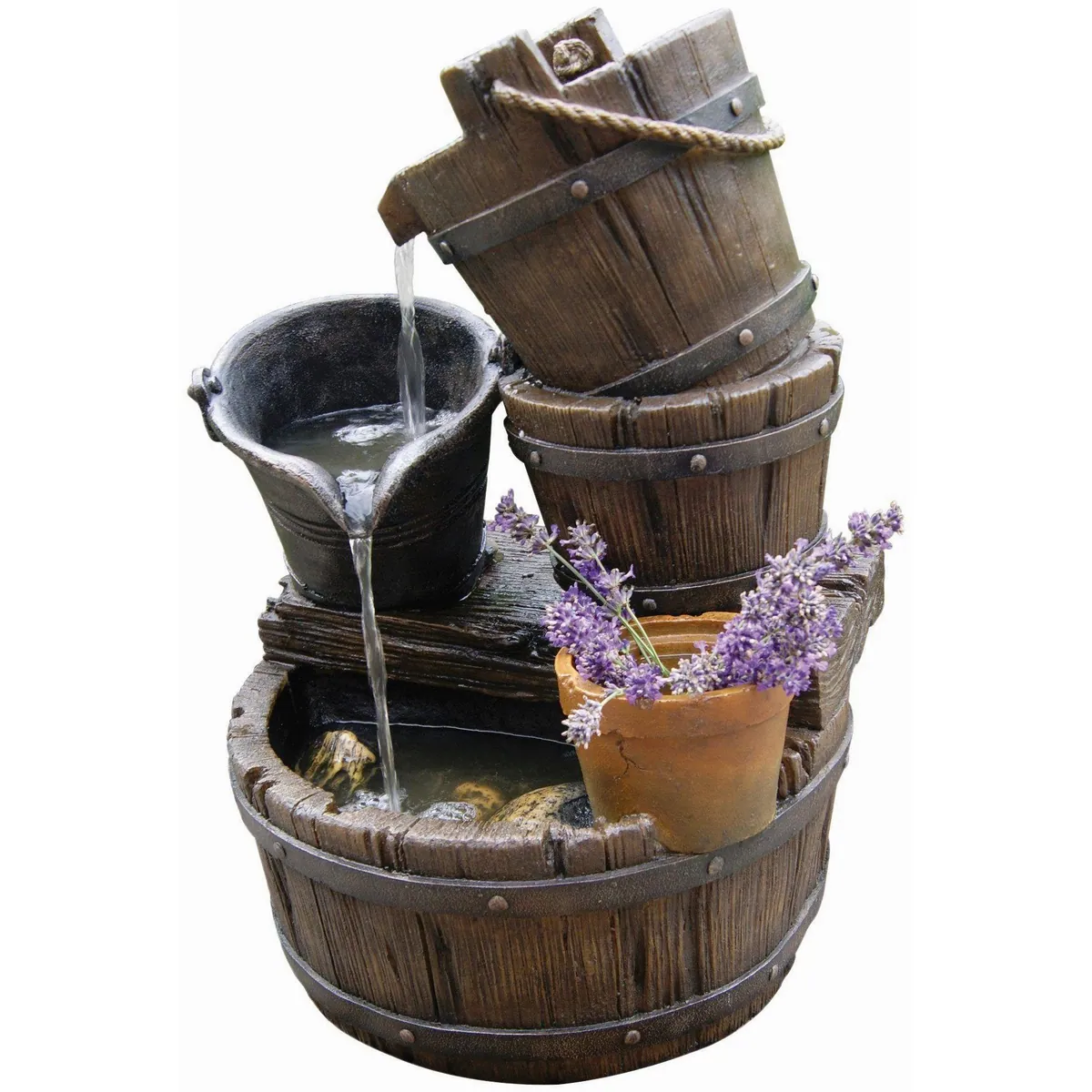 Ubbink Gartenbrunnen Halifax, stilvolles Design und kompakte Maße 2