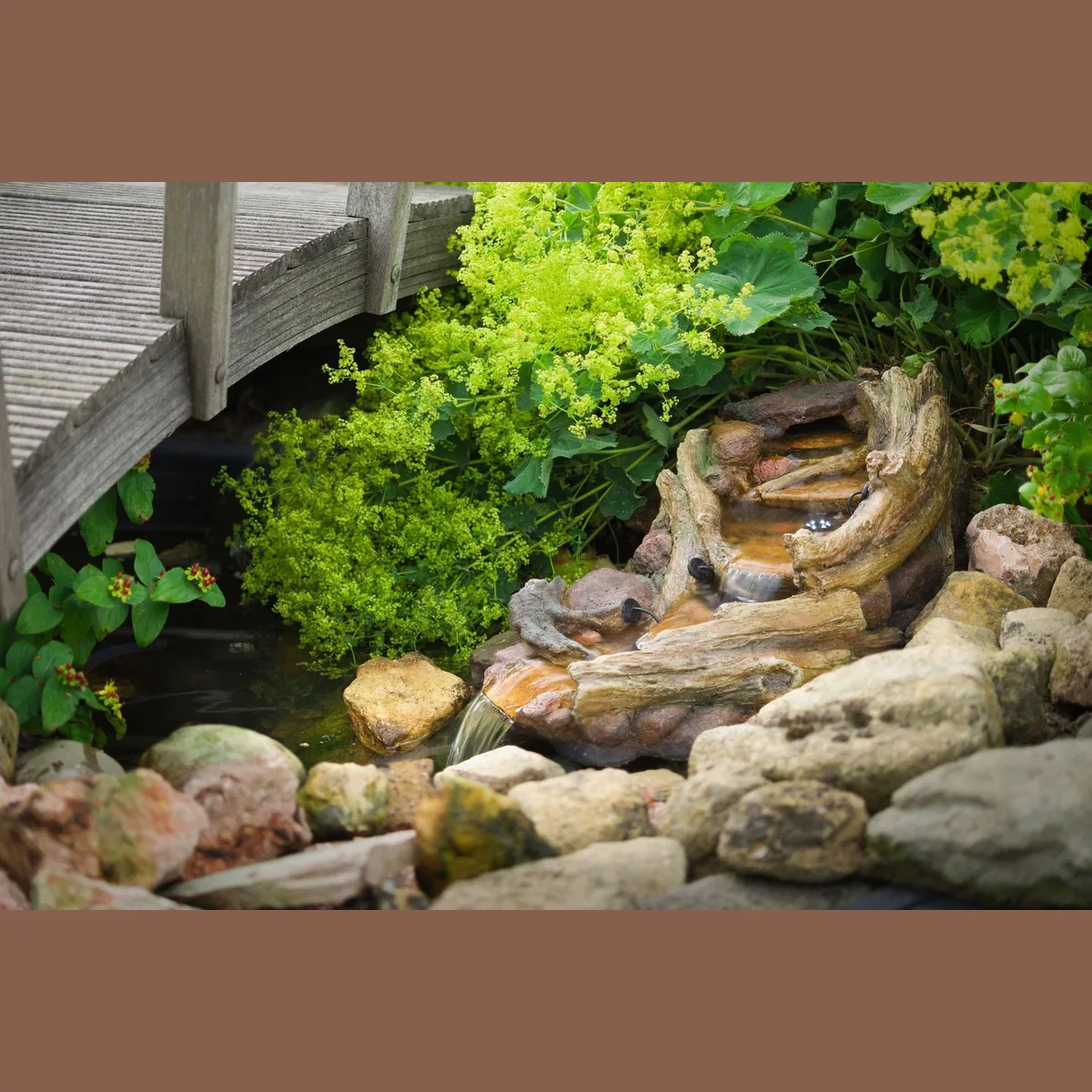 Ubbink Wasserfall Revetón, 74 cm Breite, elegantes Design und einfache Installation