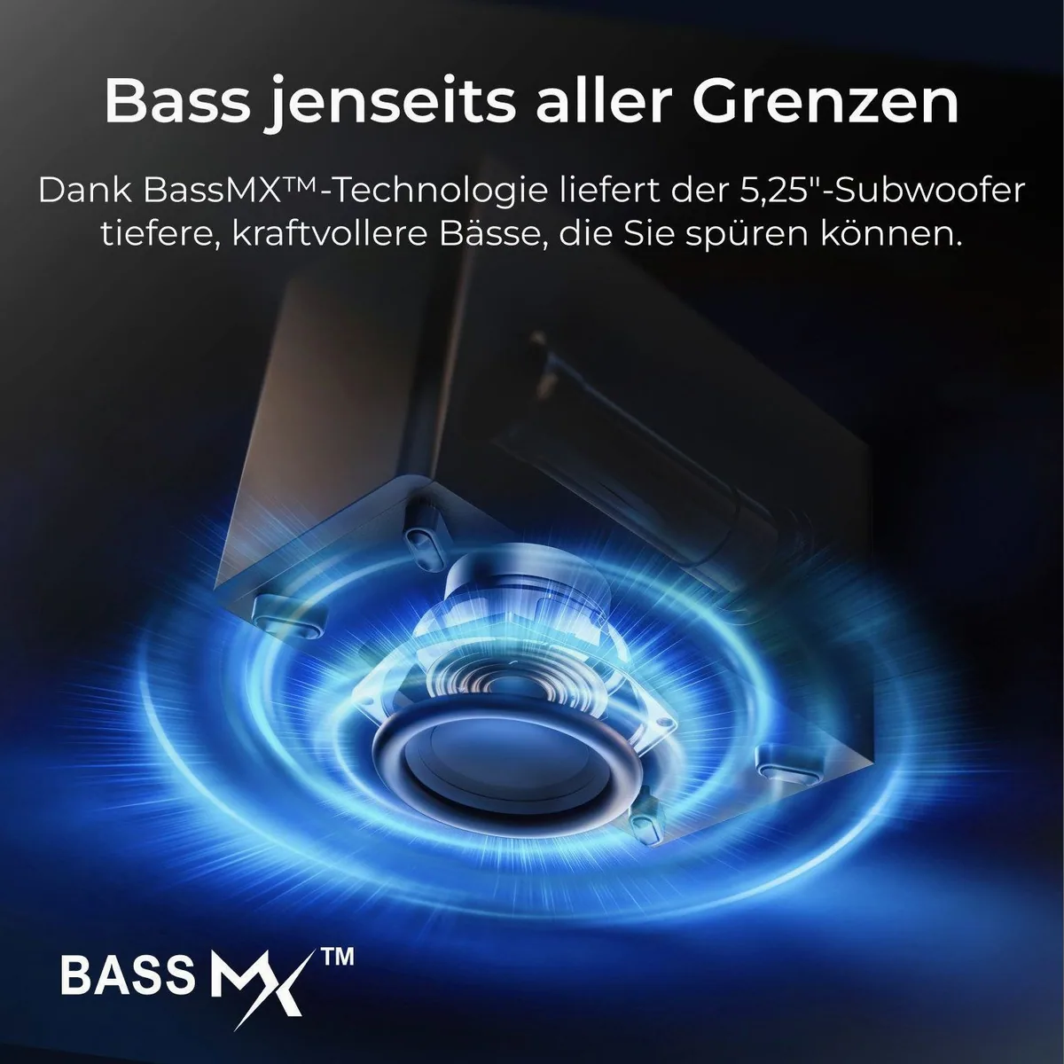 Ultimea Poseidon M70 Soundbar, Dolby Atmos 3.1.2, Wireless Subwoofer — 312 W, HDMI eARC, App-Steuerung 4