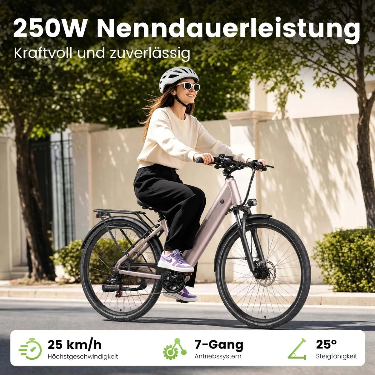 Vankel Lira City-Elektrofahrrad, kraftvoller Motor, hohe Reichweite, verstellbarer Lenker 3