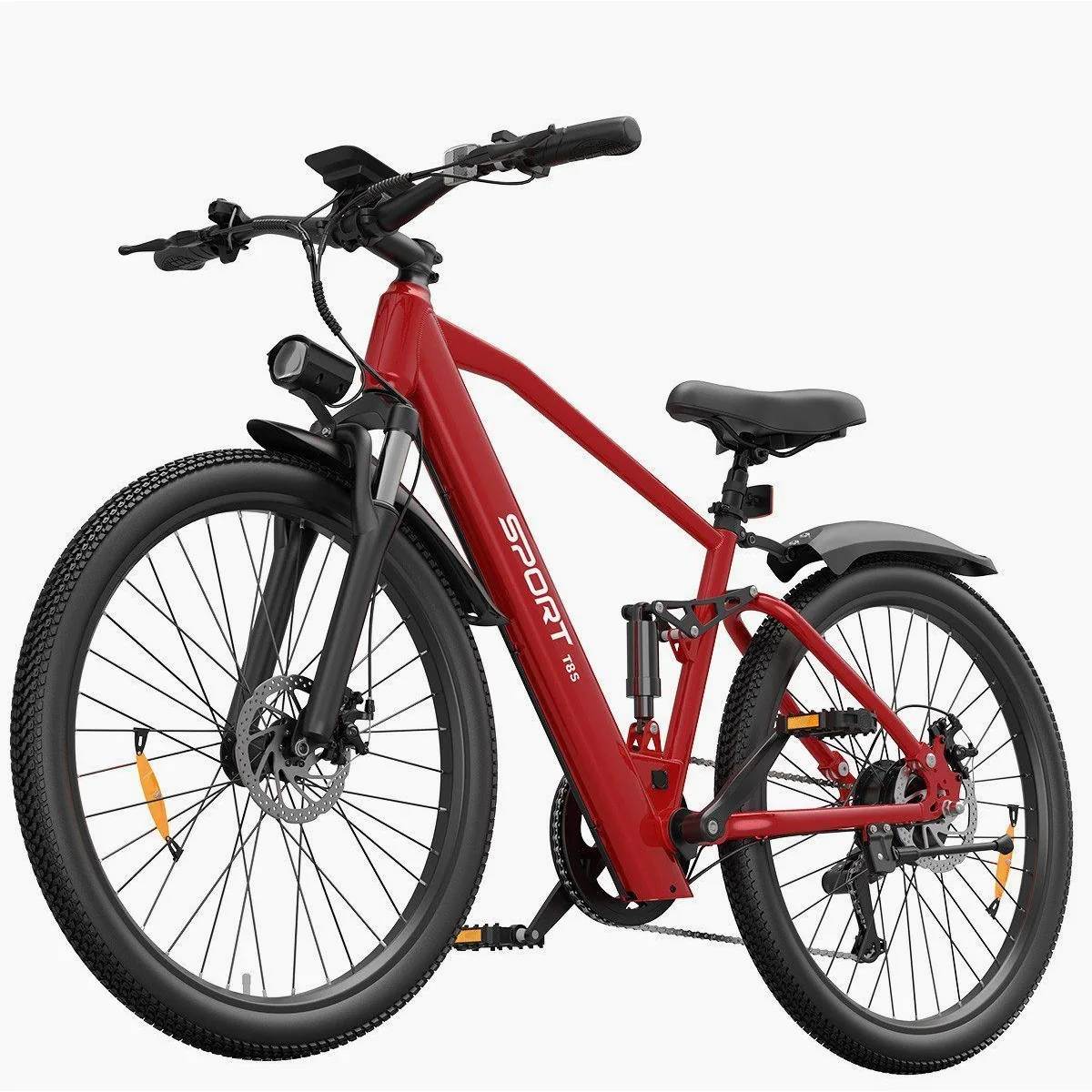 Vankel T8S E-Bike, kraftvoller 250W Motor, langlebiger 624Wh Akku, Shimano 7-Gang 3