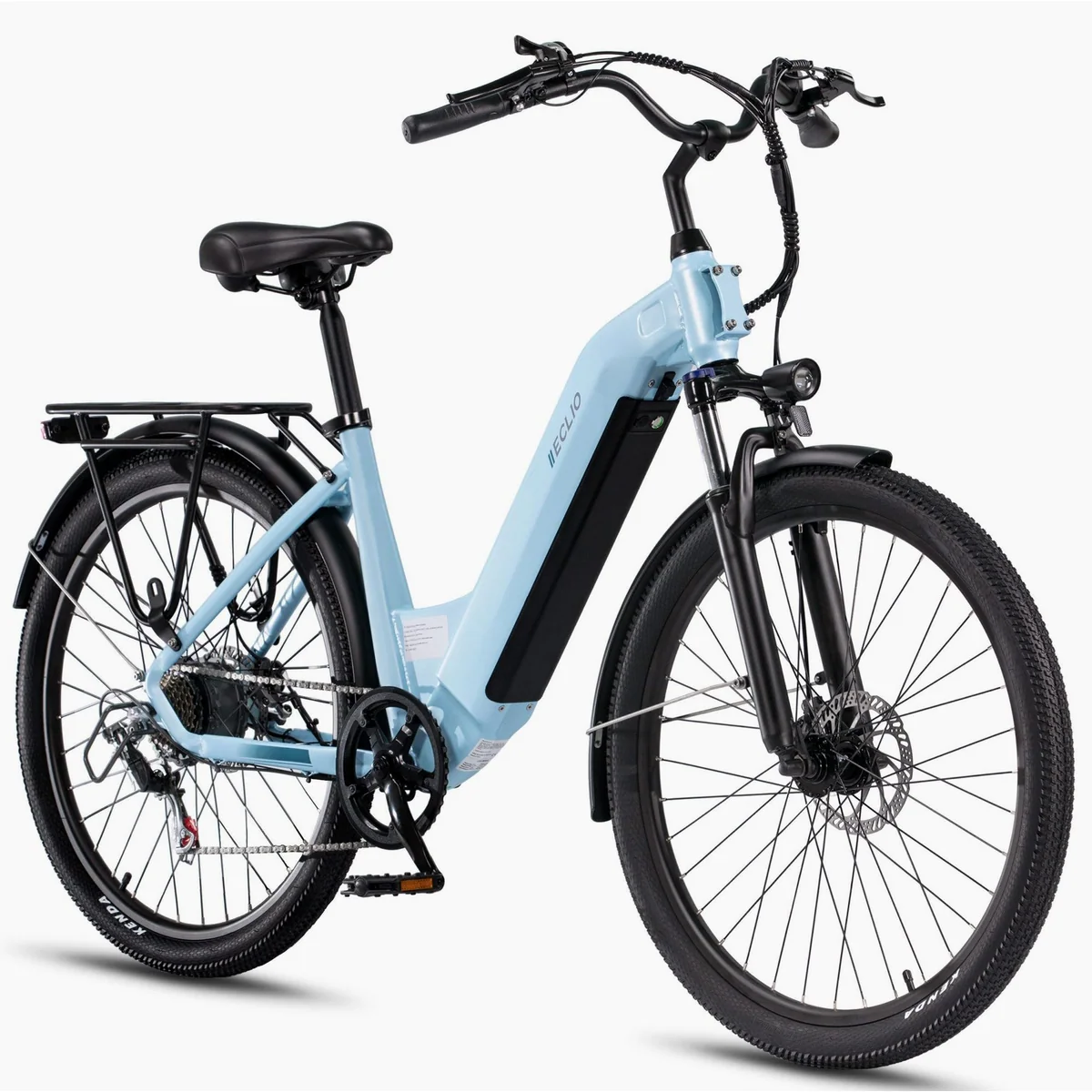 Vankel Eclio Otium 3 City-E-Bike, 250W Heckmotor, 120 km Reichweite, 7-Gang-Schaltung