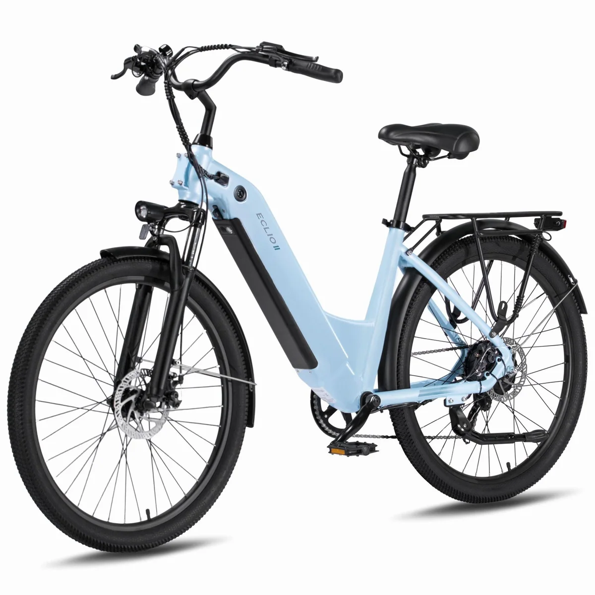 Vankel Eclio Otium 3 City-E-Bike, 250W Heckmotor, 120 km Reichweite, 7-Gang-Schaltung 2