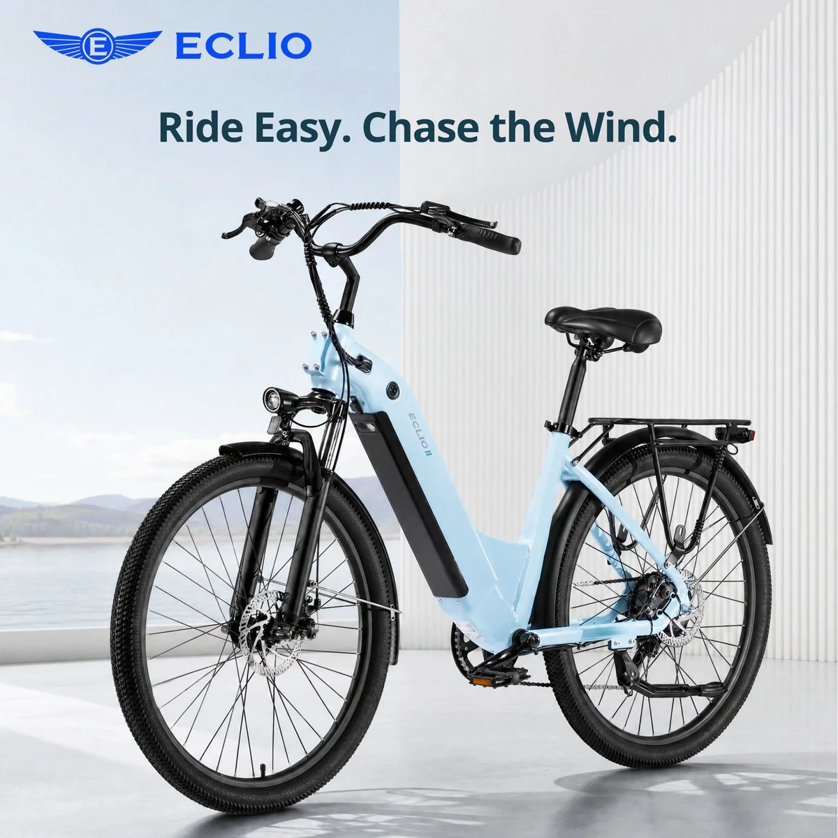 Vankel Eclio Otium 3 City-E-Bike, 250W Heckmotor, 120 km Reichweite, 7-Gang-Schaltung 3