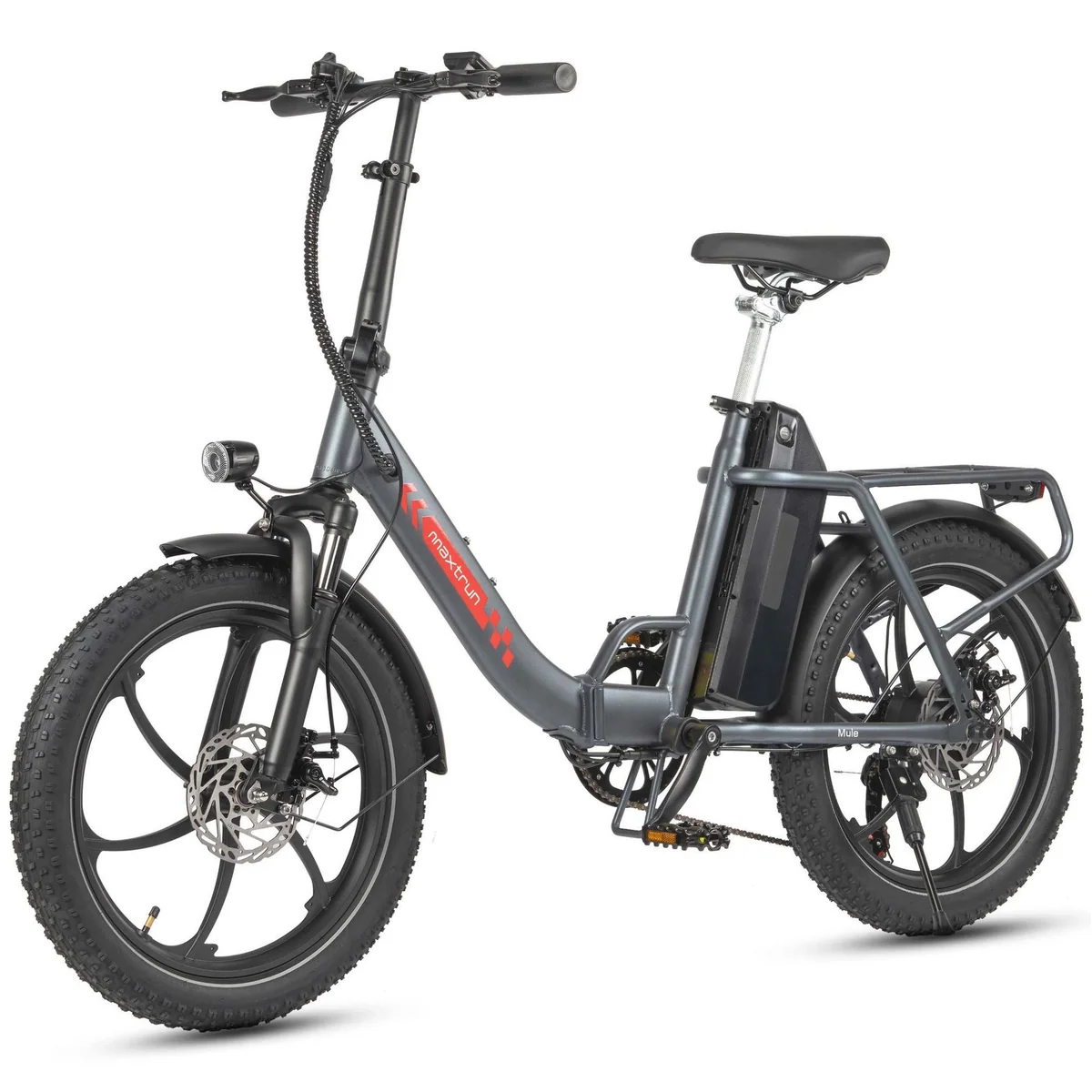 Vankel Faltbares E-Bike, 250W Motor, 150 km Reichweite, Shimano 7-Gang-Schaltung