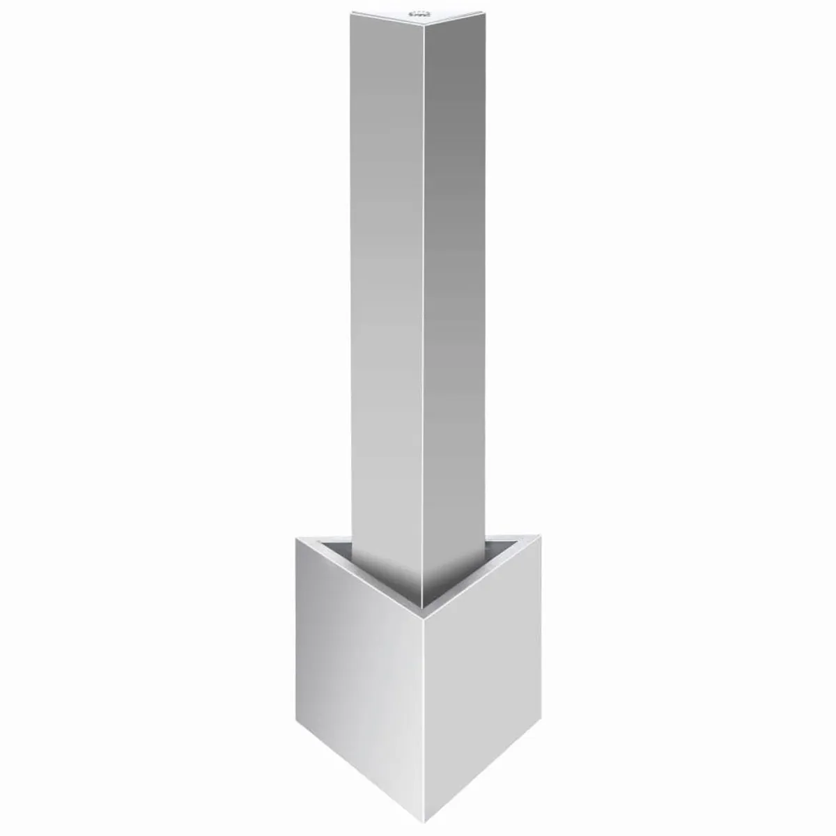 vidaXL Wasserfall Gartenbrunnen, Edelstahl, LED-Beleuchtung, langlebig 3