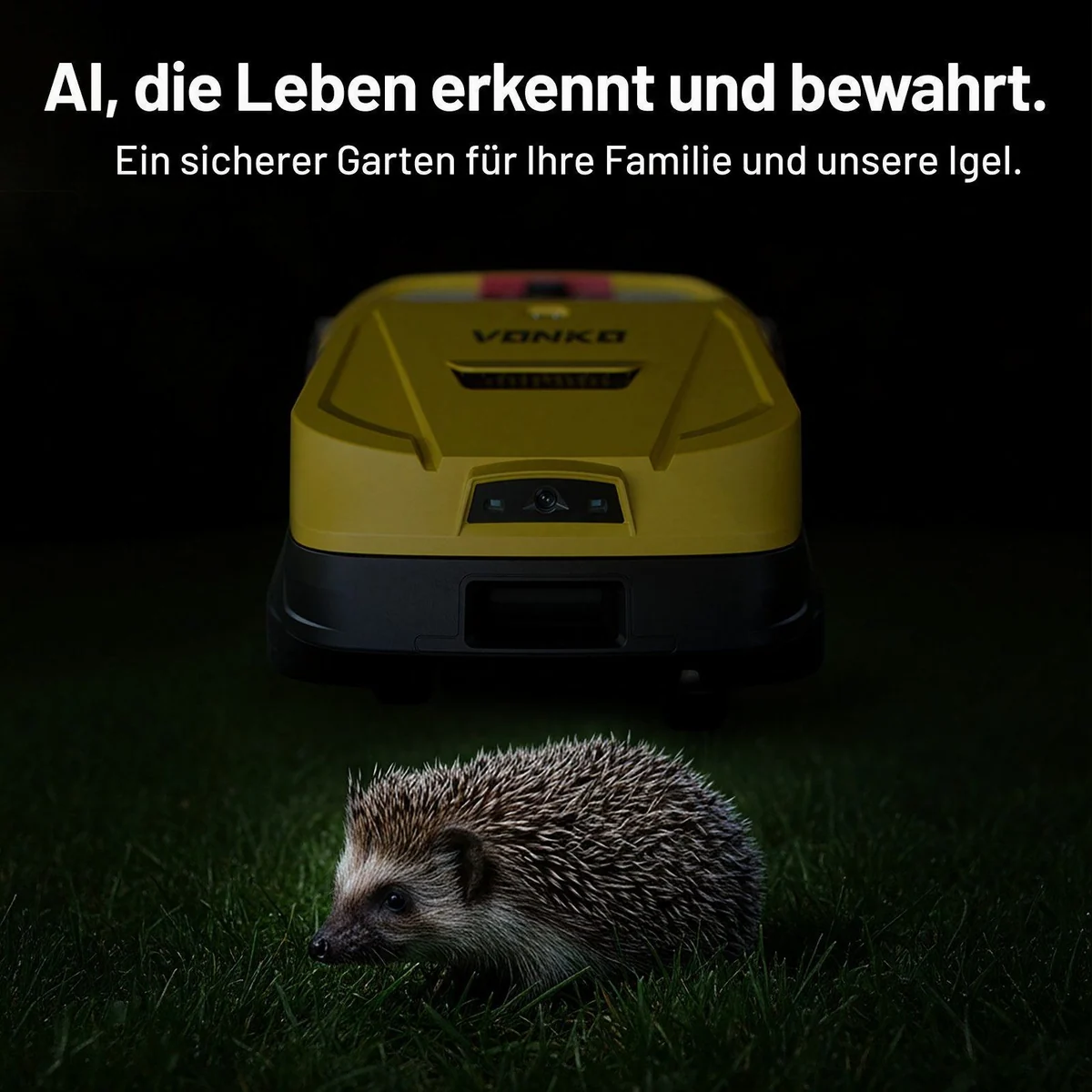 VONKO M200 Rasenmähroboter, intelligente Navigation, 1500 m², 45% Steigung, App-Steuerung 4
