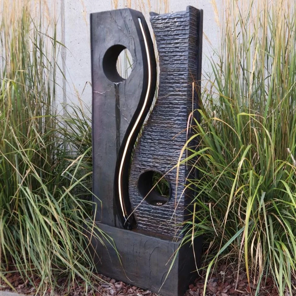 Wacredo Gartenbrunnen Gambia, elegantes Design, wetterbeständig, einfache Installation 2