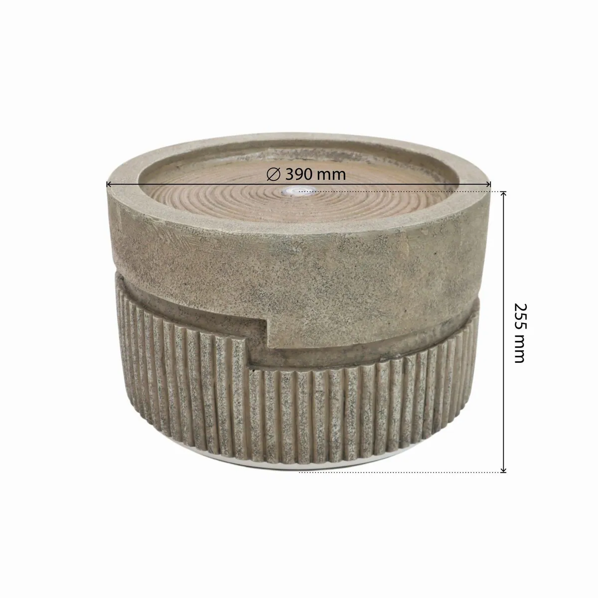 Wacredo Premium Wasserspiel Komplettset Mauritius, stilvolles Design, einfache Inbetriebnahme, inklusive LED-Beleuchtung 4