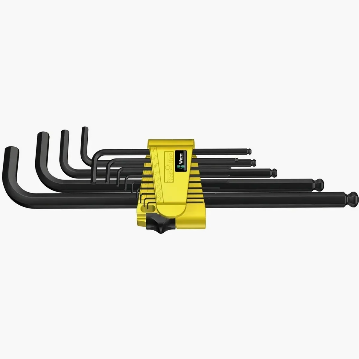 Wera Winkelschraubendreher-Satz 950/13 Hex-Plus, Hochwertiges Profil, Kugelkopf, Langlebigkeit