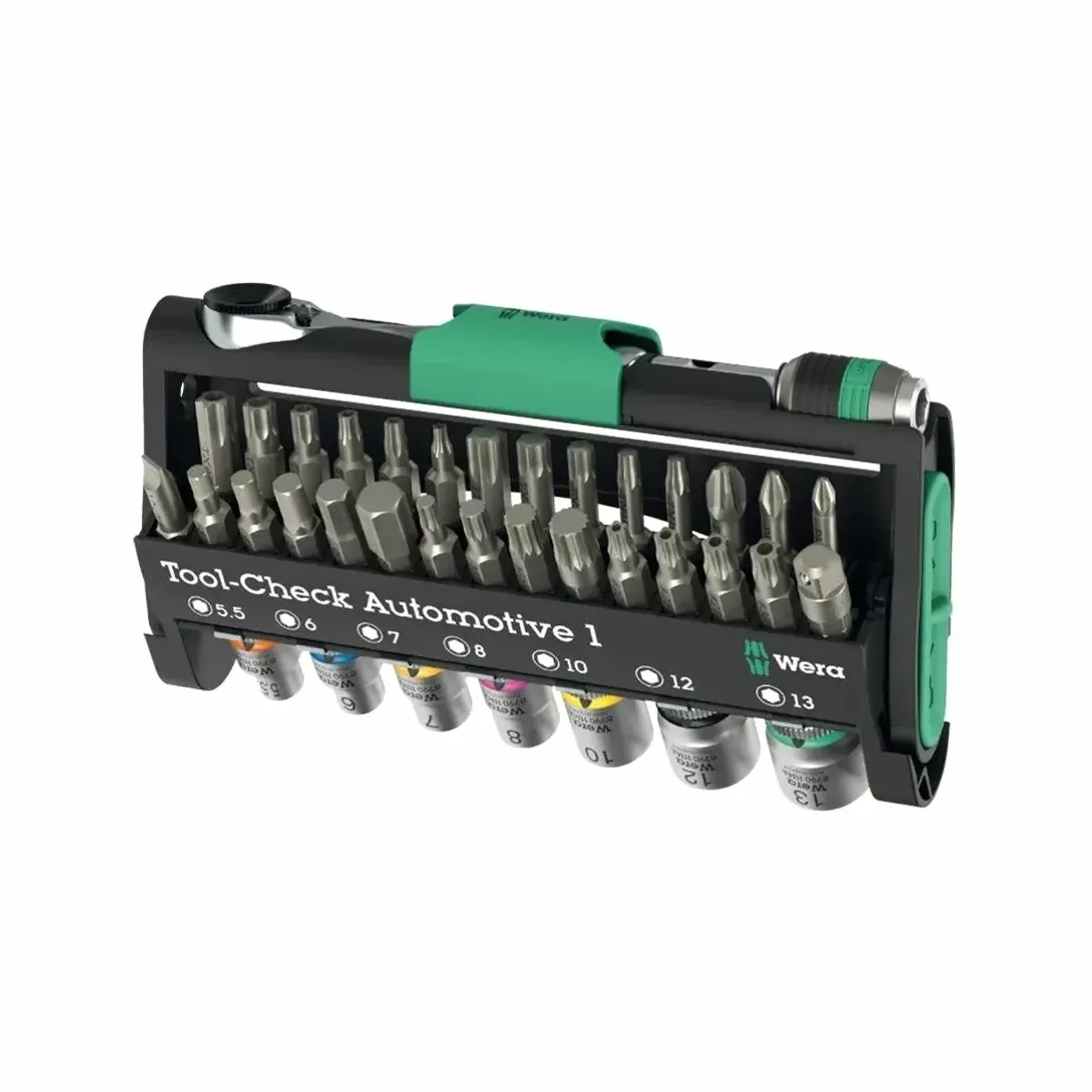 Wera Tool-Check Automotive 1, 38-teiliges Set, kompakt und vielseitig