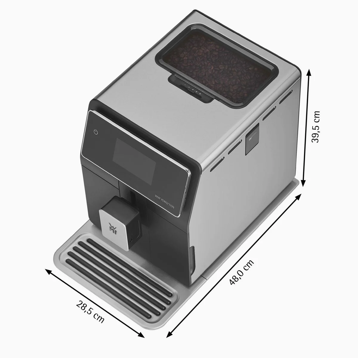 WMF Perfection 880L Kaffeevollautomat, 18 Getränkespezialitäten, intuitive Bedienung, Edelstahl-Mahlwerk 3