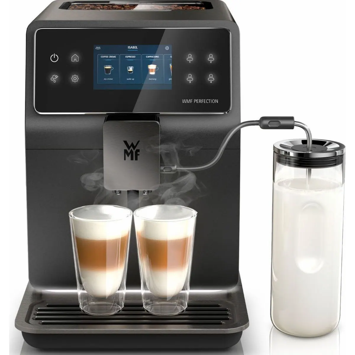 WMF Perfection 890L CP855815, intuitive Bedienung, vielfältige Getränkeauswahl, selbstreinigend