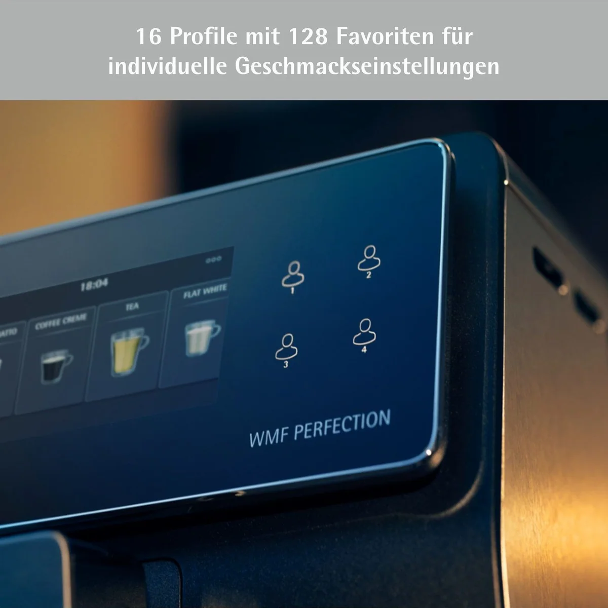 WMF Perfection 890L CP855815, intuitive Bedienung, vielfältige Getränkeauswahl, selbstreinigend 4