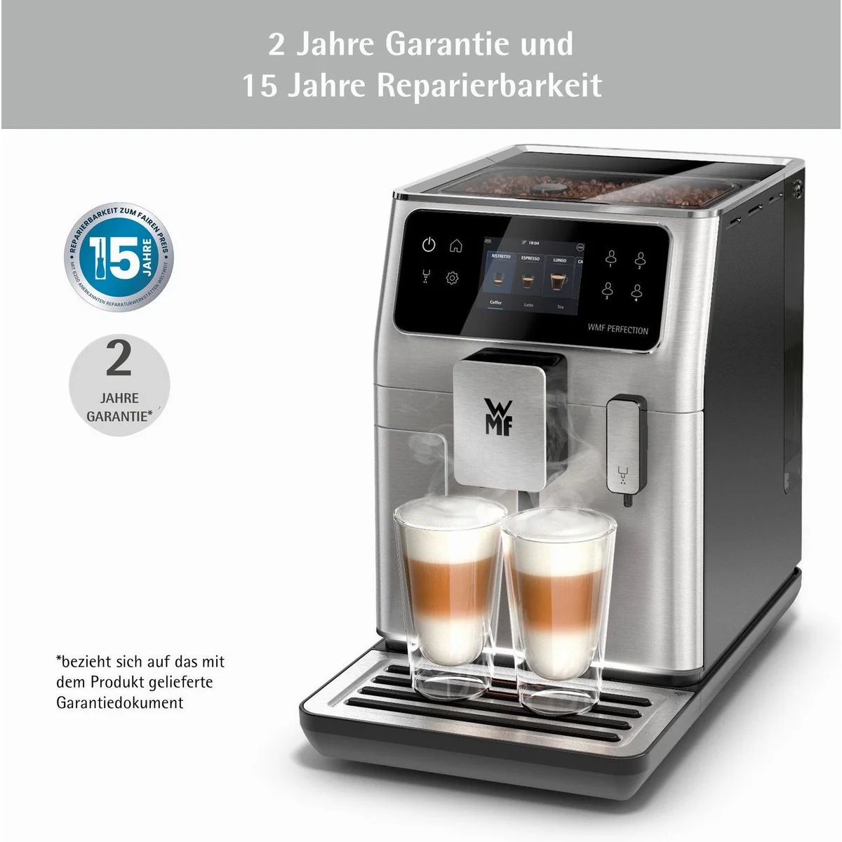 WMF Perfection 640 Kaffeevollautomat, intuitive Bedienung, 15 Kaffeespezialitäten, WiFi-fähig 2