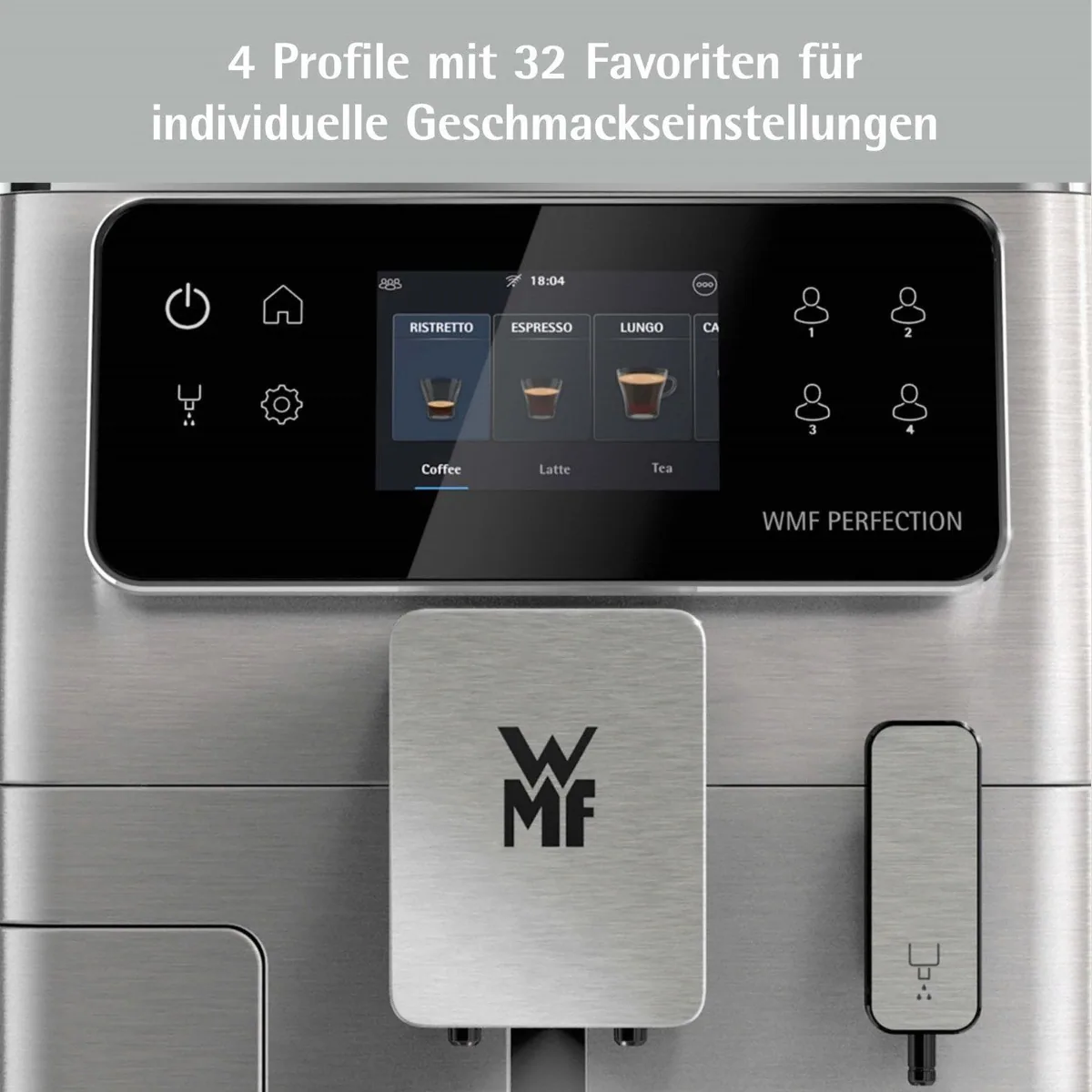 WMF Perfection 640 Kaffeevollautomat, intuitive Bedienung, 15 Kaffeespezialitäten, WiFi-fähig 4