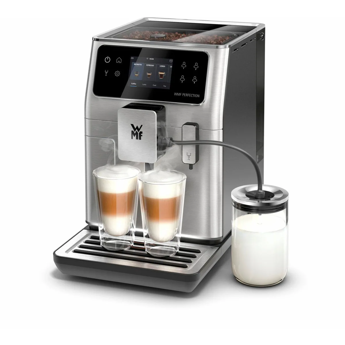 WMF Kaffeevollautomat Perfection 680, 21 Rezepte, 8 Profile, Doppel-Thermoblock