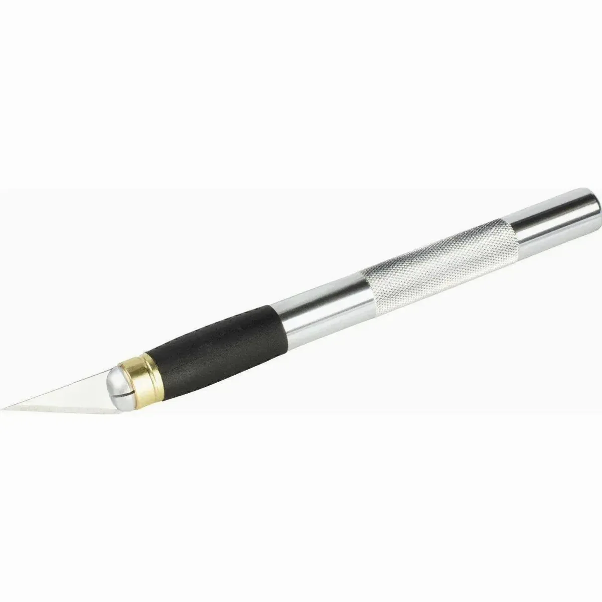 Wolfcraft Präzisionsmesser Profi 150 mm, exakte Schneidarbeiten, rutschhemmender Griff