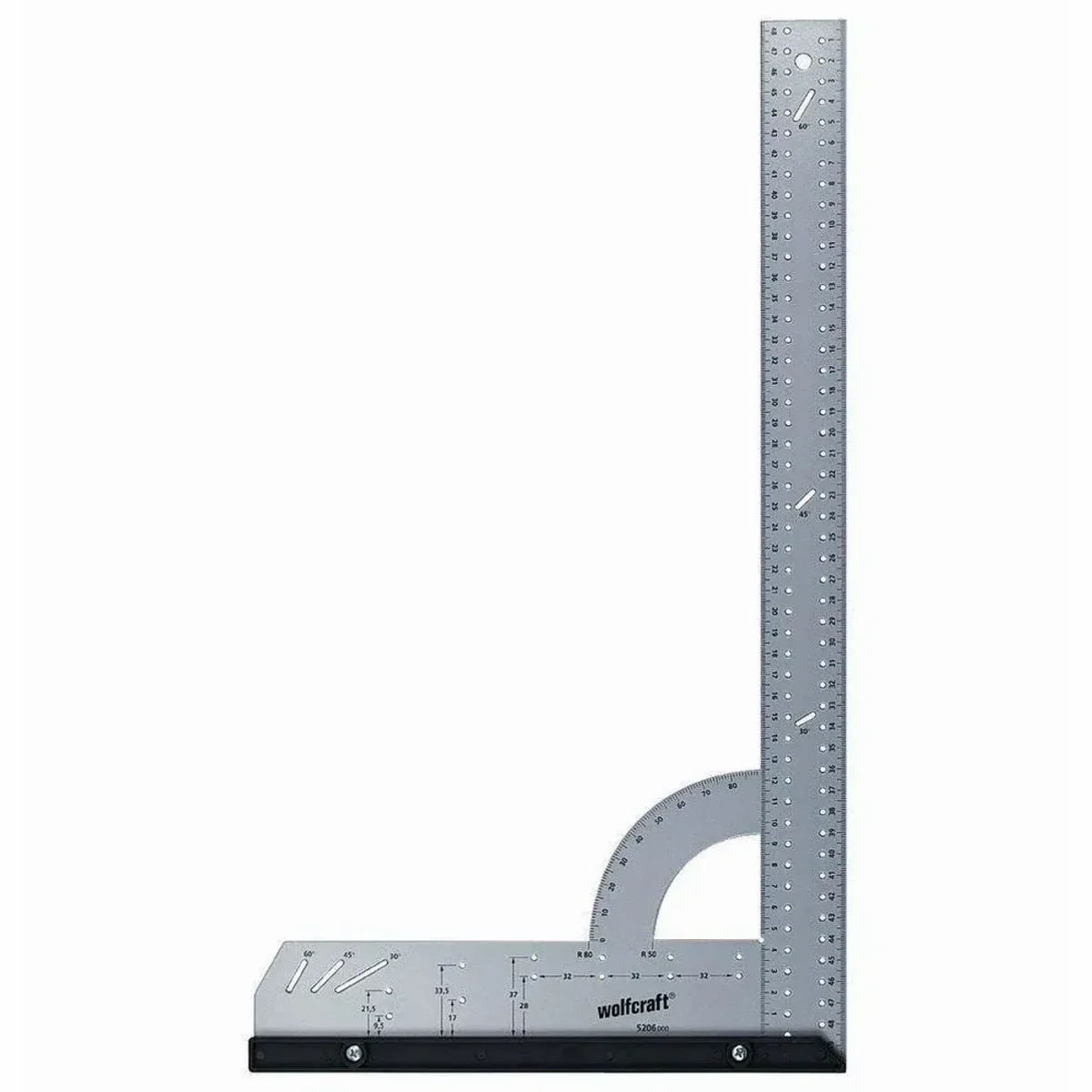 Wolfcraft Universalwinkel 500 mm, präzise Messung, vielseitige Anwendung, langlebiges Material