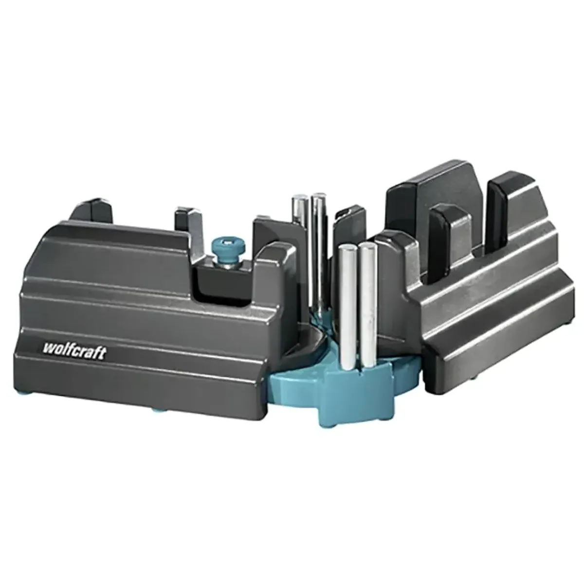 Wolfcraft Schmiege und Schneidlade 6948000, präzise Winkelmessung, 2-in-1-Funktion