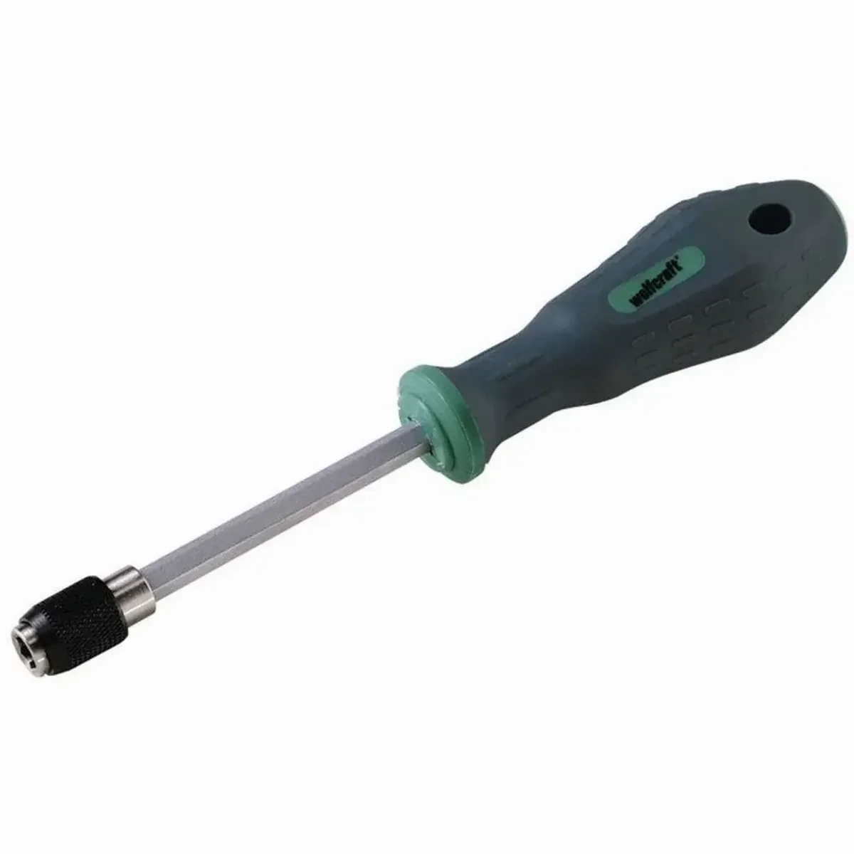 Wolfcraft Bit-Schraubendreher 2C, ergonomischer Mehrkomponentengriff, hohe Griffigkeit