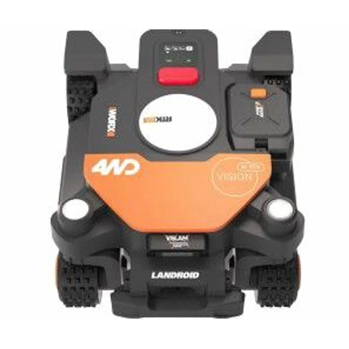 Worx Landroid Vision Cloud WR340E 4WD, intelligente Rasenpflege, 4WD Antrieb, App-Steuerung
