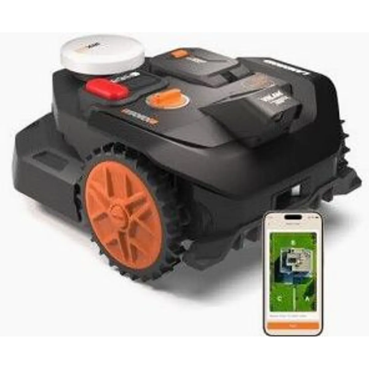 Worx Landroid Vision Cloud WR304E 2WD, intelligente Rasenpflege, präzise Steuerung, benutzerfreundlich