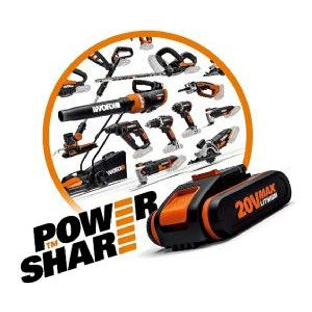 Worx Landroid M500 WR141E, intelligente Rasenpflege, präzise Navigation, leistungsstarker Akku 3