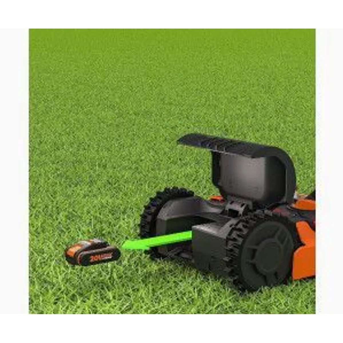 Worx Landroid M500 WR141E, intelligente Rasenpflege, präzise Navigation, leistungsstarker Akku 4