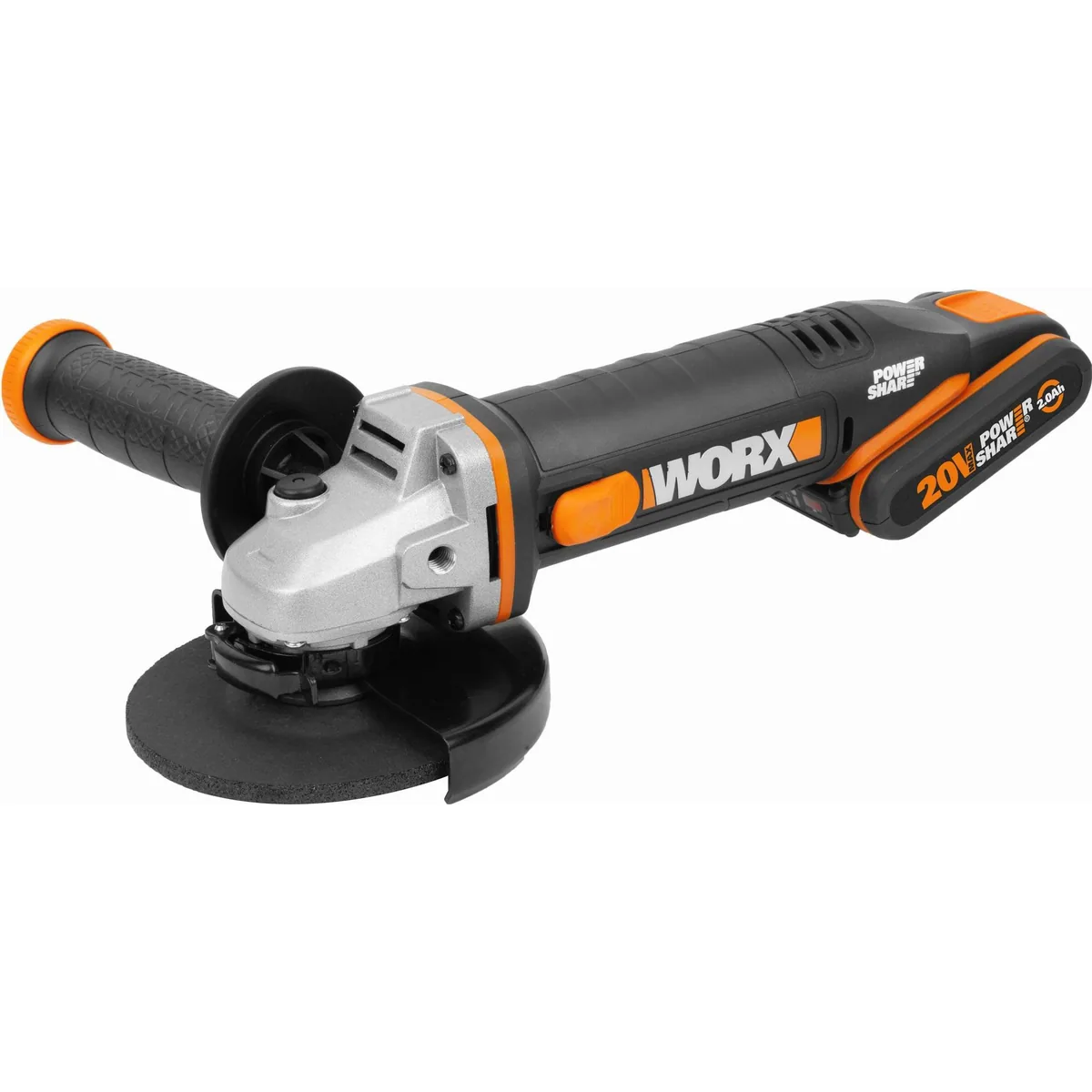 Worx WX803 Akku-Winkelschleifer, 125 mm Scheiben, elektronische Anti-Rückschlag-Technologie 3