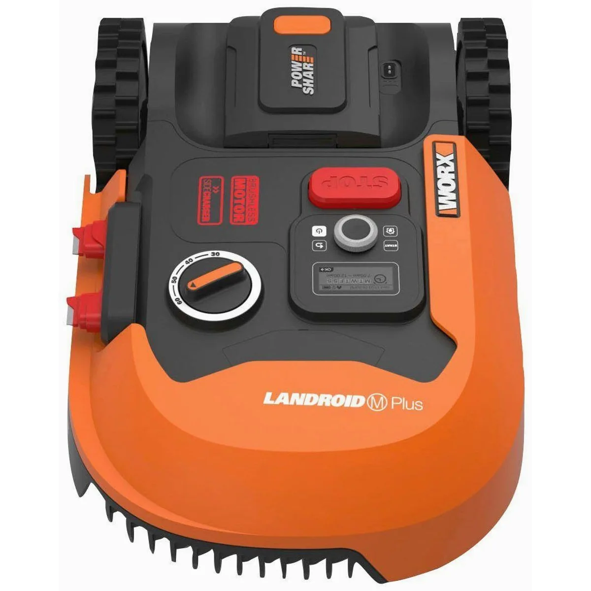 Worx Landroid M500 Plus Rasenmähroboter, für bis zu 500 m² Rasenfläche, WiFi/Bluetooth, 20V/2Ah 3