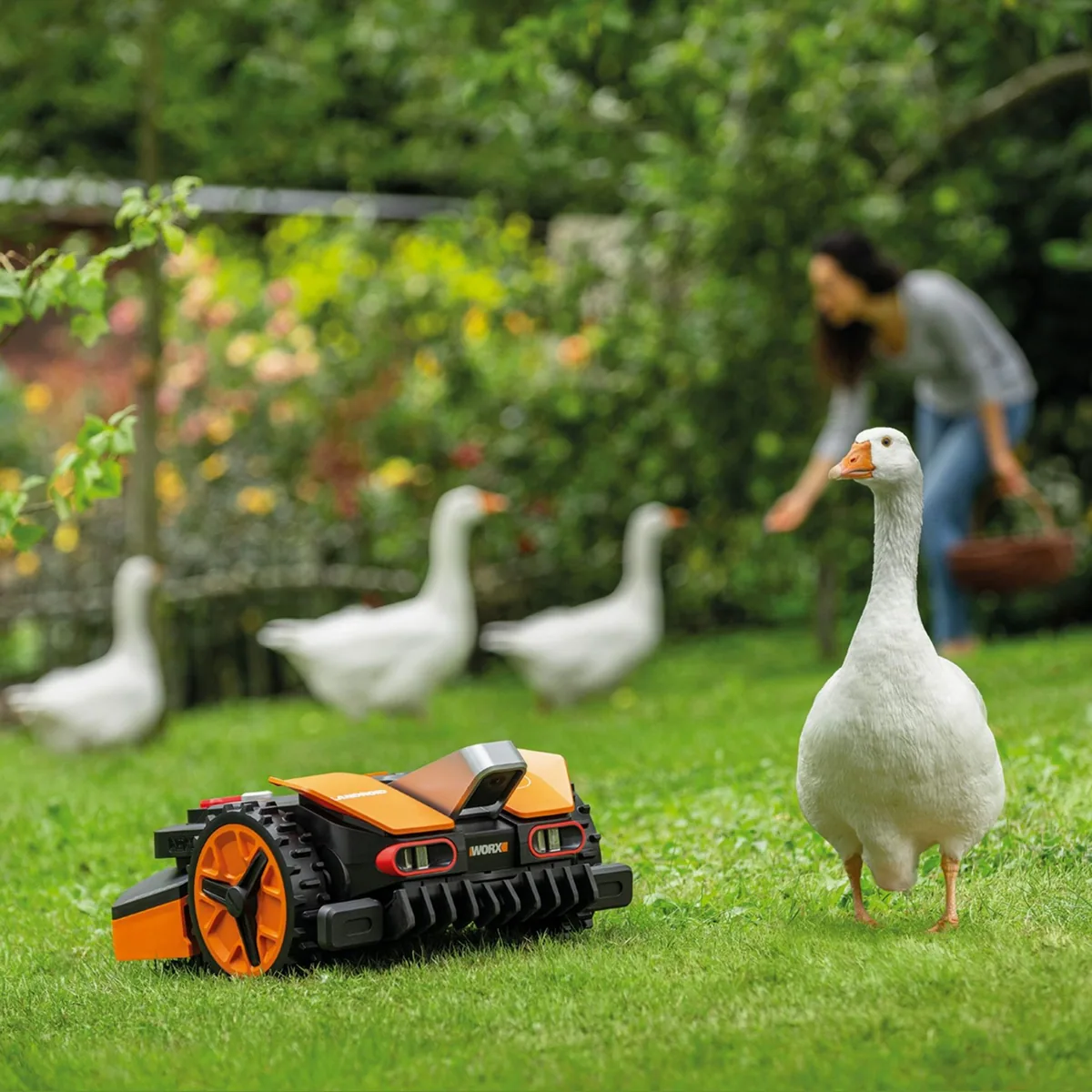 Worx Landroid Vision M800 Mähroboter, intelligente Hindernisvermeidung, für Rasenflächen bis 800 m² 2