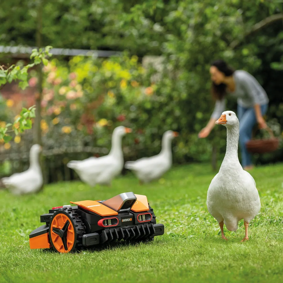 Worx Landroid Vision L1300, intelligenter Mähroboter ohne Begrenzungskabel — bis 1300 m², HD-Kamera, Hindernisvermeidung 2