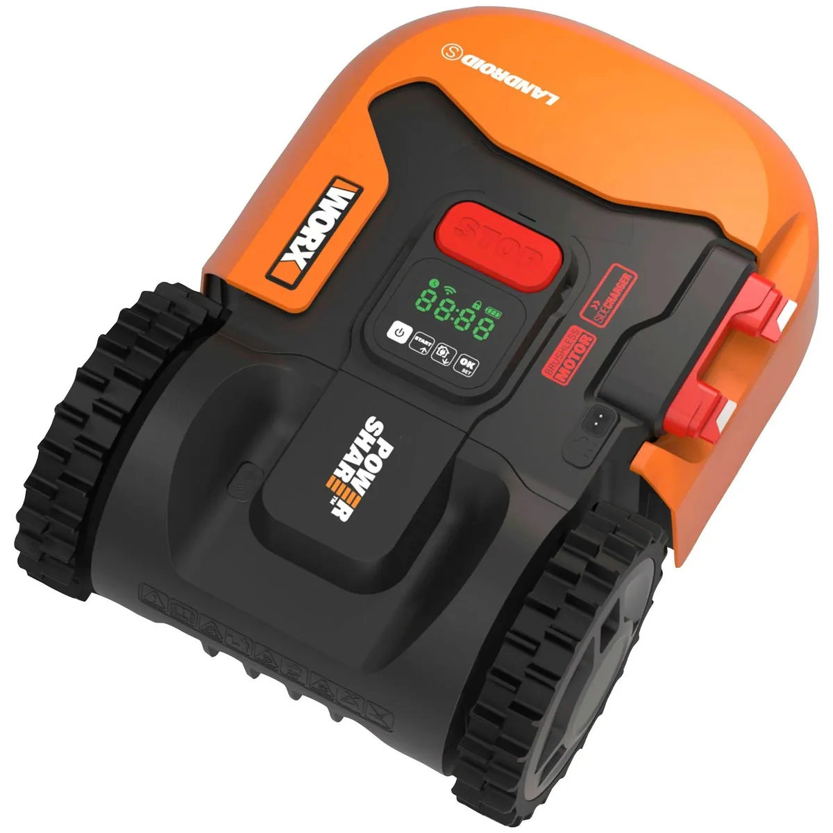 Worx Landroid S400 Rasenmähroboter, für Flächen bis 400 m², WiFi/Bluetooth, 20V/2Ah 5