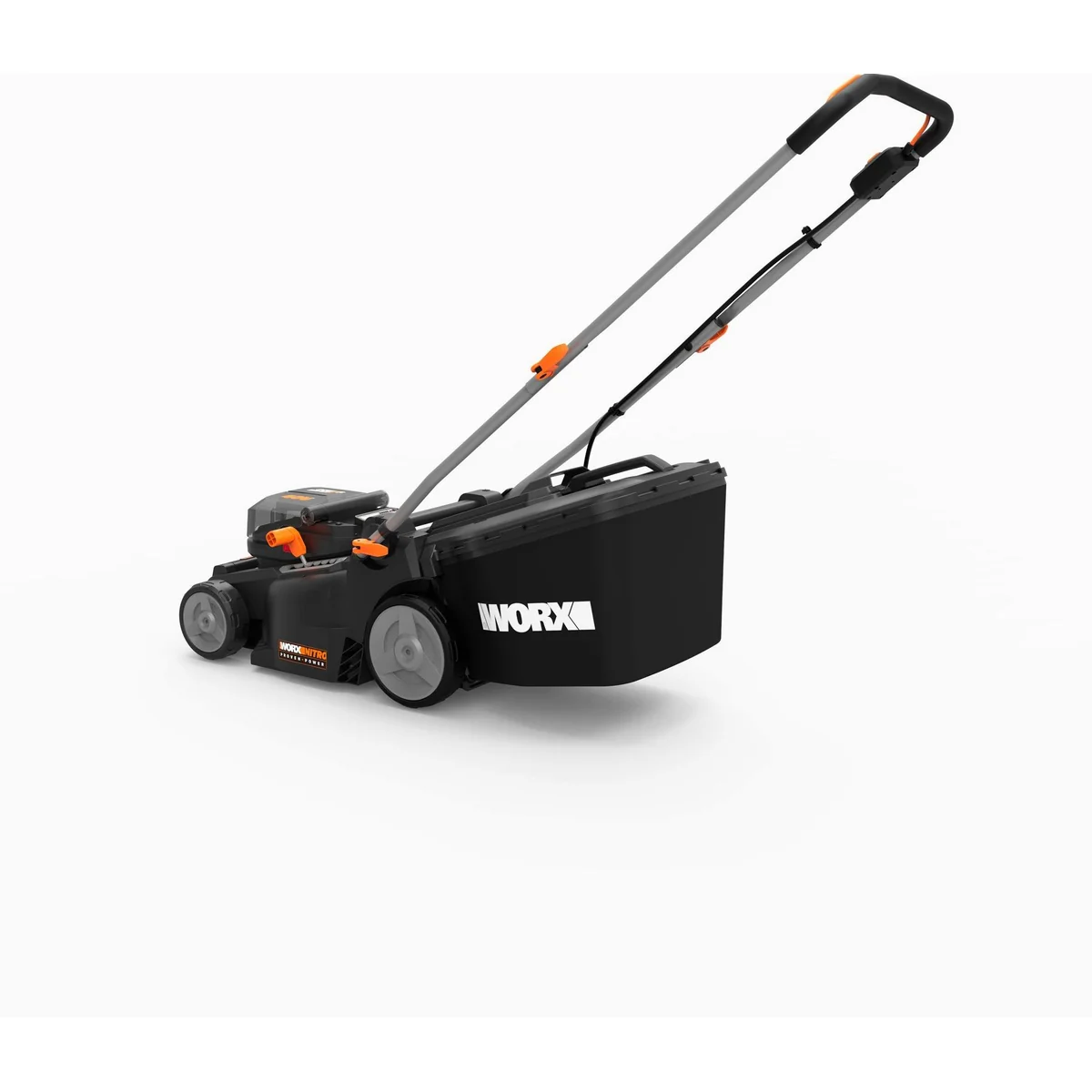 Worx WG737E Nitro Akkurasenmäher, 37 cm Schnittbreite, 6 Schnitthöhen, 2 Akkus inkl. Ladegerät 3