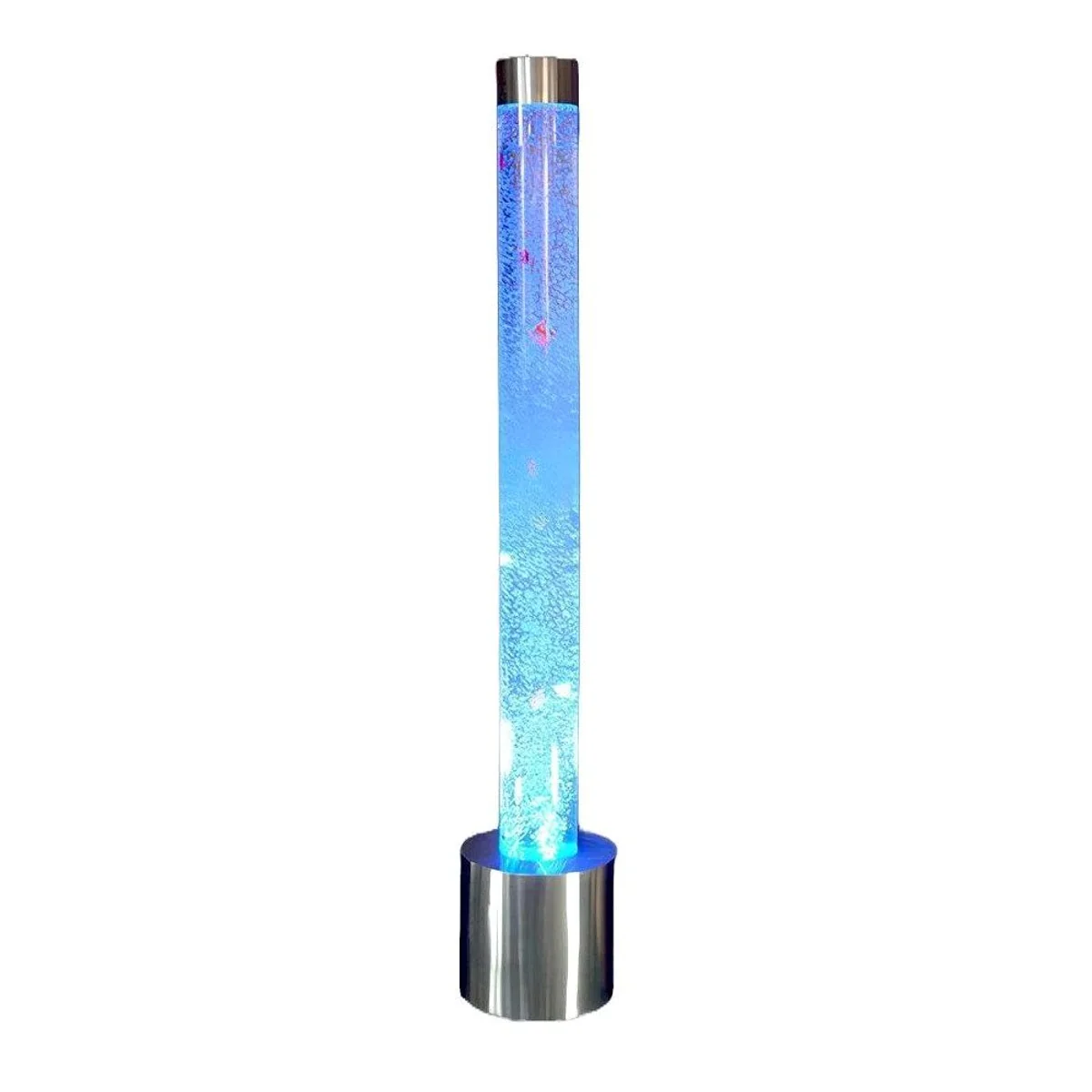 Xlmoebel Wassersäule, 180 cm hoch, LED-Beleuchtung, dekorative Fische