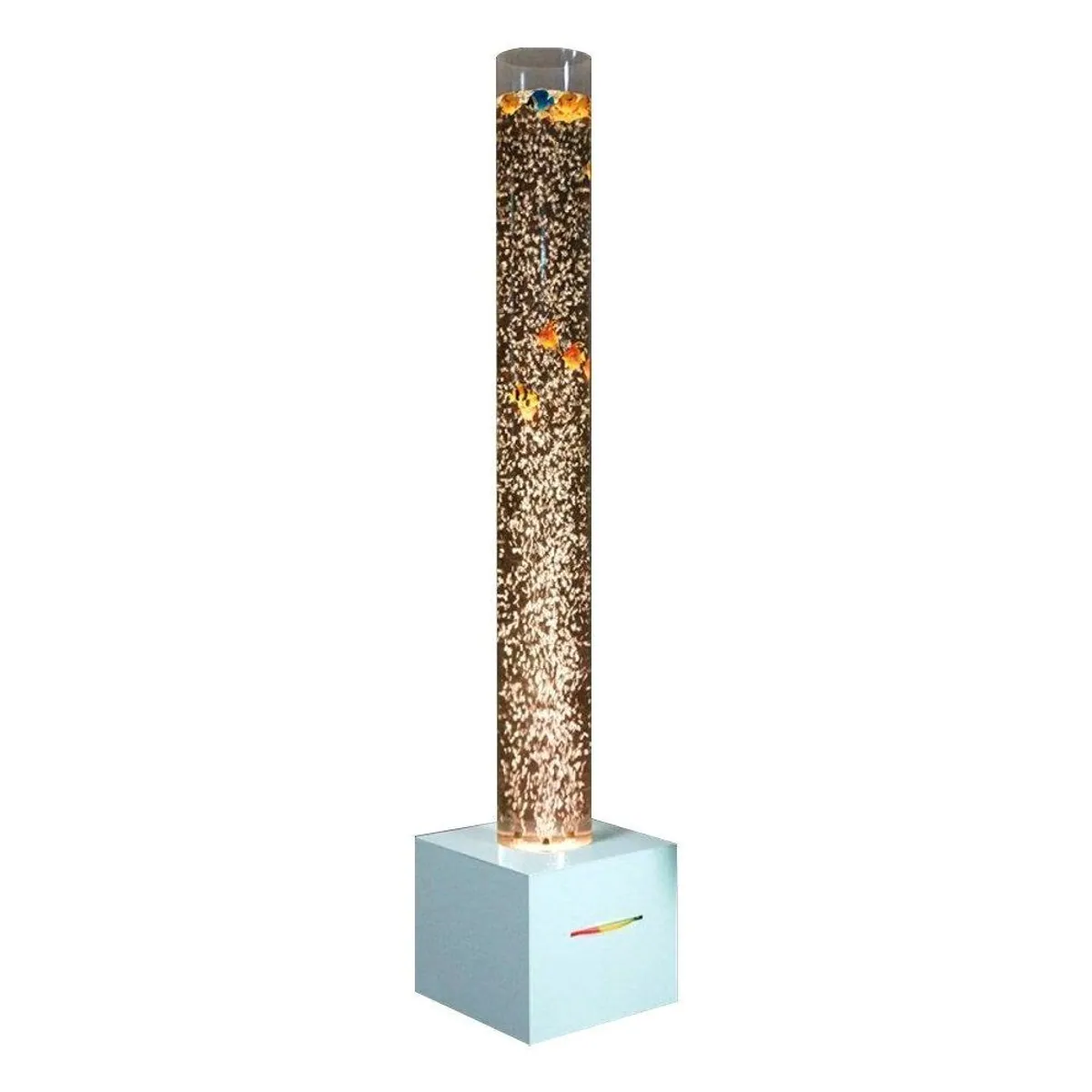 Xlmoebel Zierbrunnen LED-Wasserwand, beruhigende Beleuchtung, elegante Dekoration