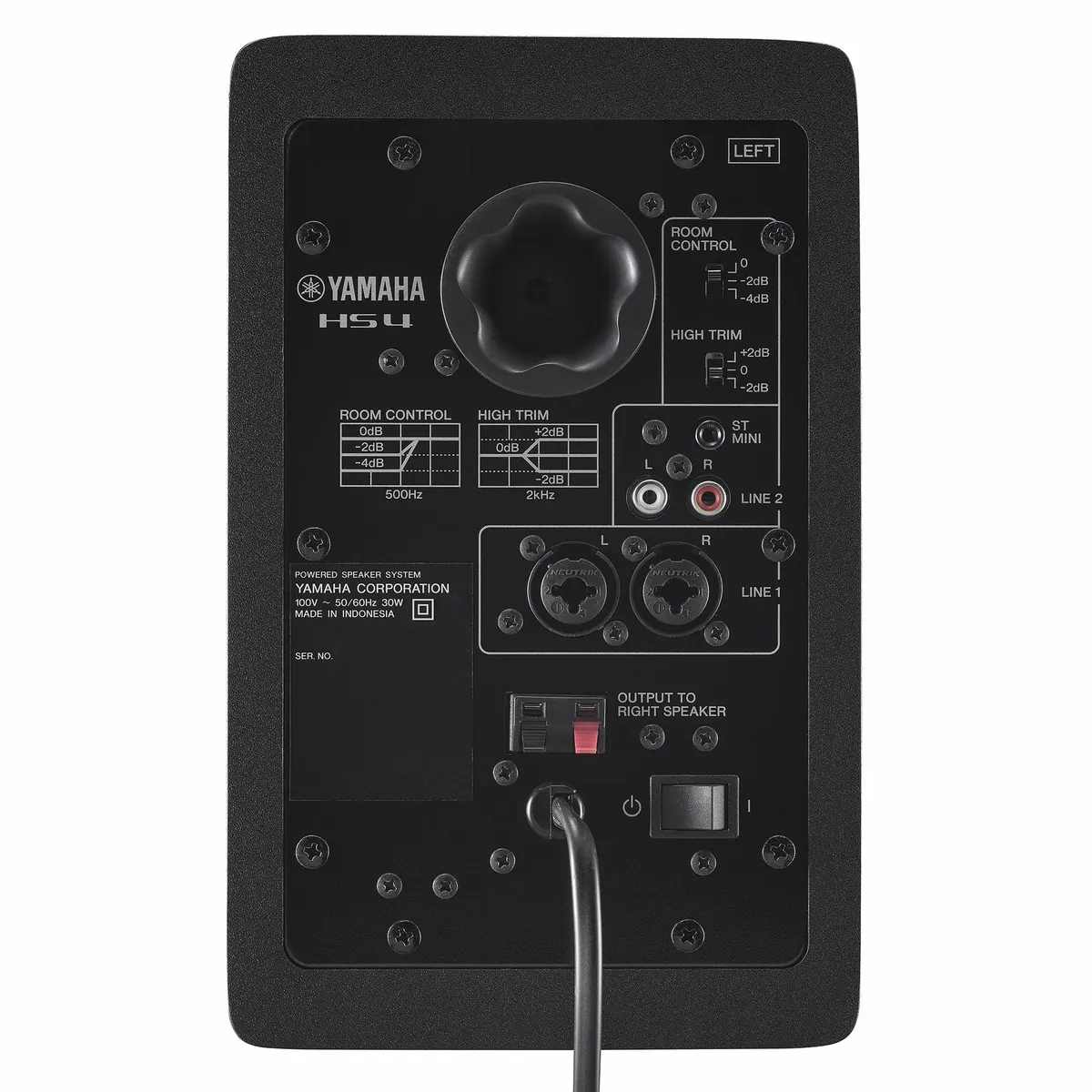 Yamaha HS4 Studiomonitore, kompakte Bauweise, präziser Klang, vielseitige Anschlüsse 4