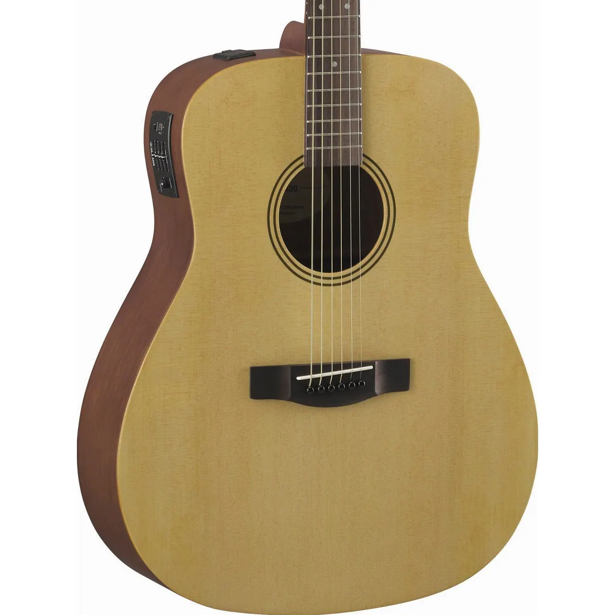 Yamaha FX400 Natural Satin, Dreadnought-Westerngitarre mit Piezo-Tonabnehmer 4