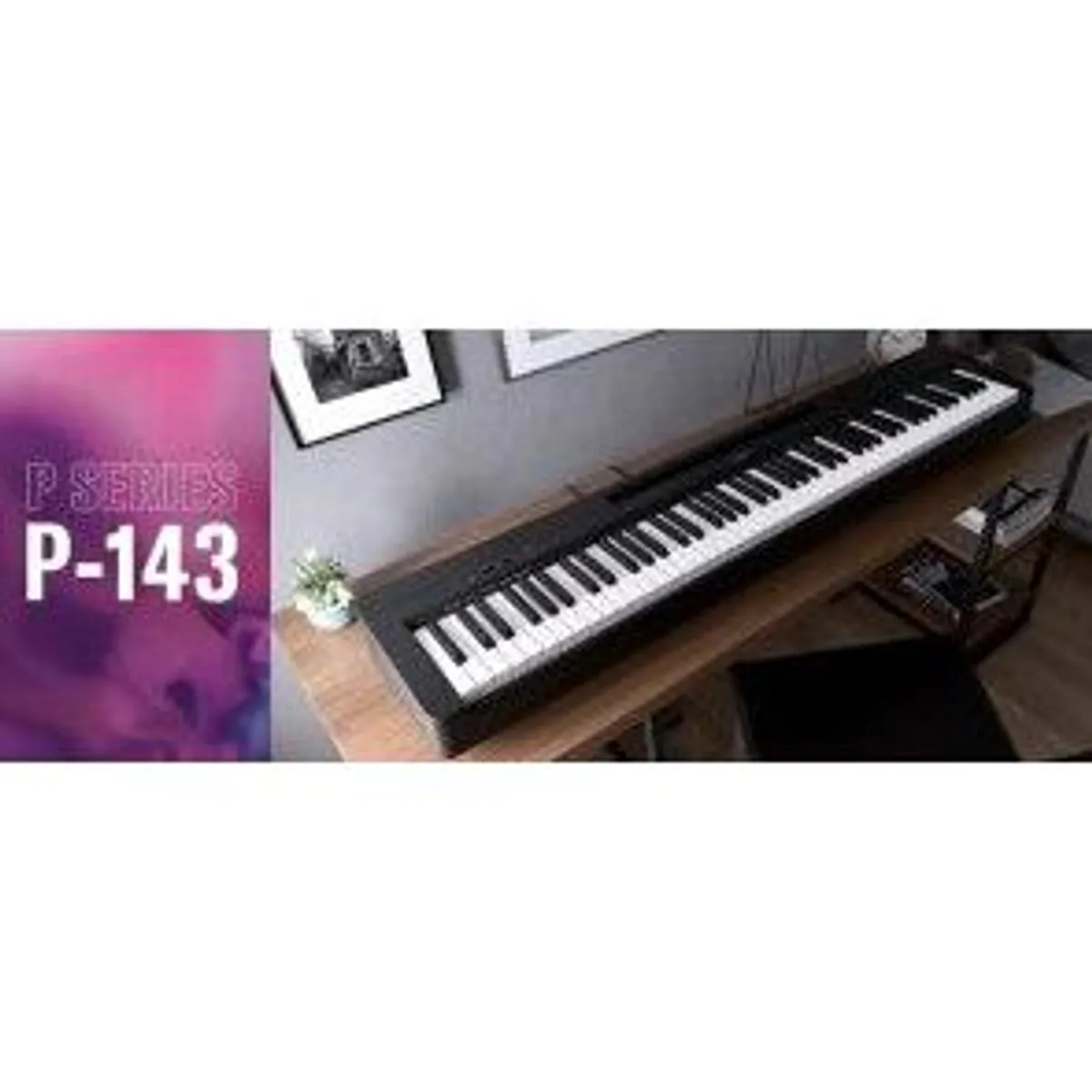 Yamaha P-143B Digitalpiano, authentischer Klang, kompakte Bauweise, vielseitige Funktionen 4